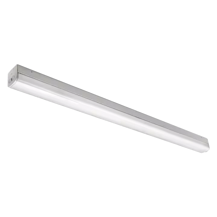 MLSN Linkable LED Linear Strip Light/44-58-68W/110-277VAC/0-10v Dimmable/8ft/3500K-4000-5000K/Clip-in Milky Cover