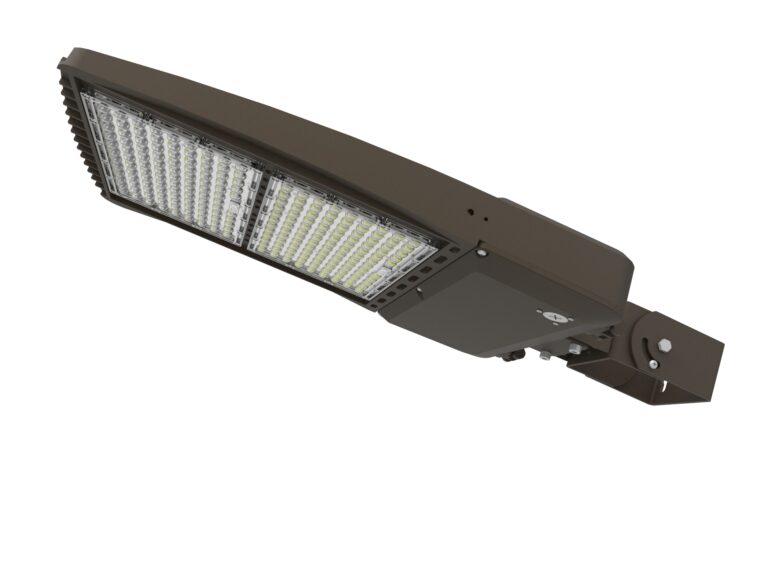 AL22 LED Shoebox Area Light/320W-240W-200W-160W/110-277VAC/3000K-4000K-5000K/T3 Distribution/Dark Bronze
