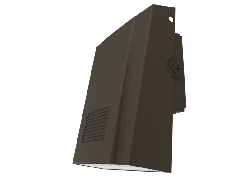 WP07 LED Adjustable Wall Pack Light/100W-80W-60W-50W/100-277VAC/3000K-4000K-5000K/Dark Bronze/Dusk-to-Dawn